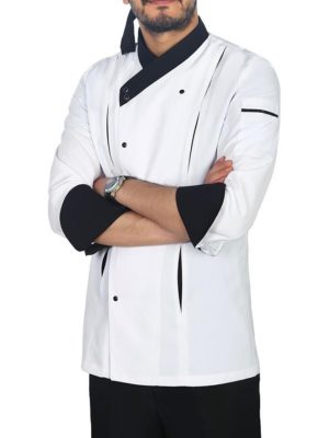 Aşçı Çeket Beyaz Gernili