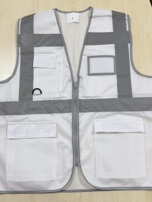 mühendis yelek 120 gram beyaz ön