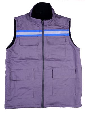 Yelek Polarlı Gri (Ön)